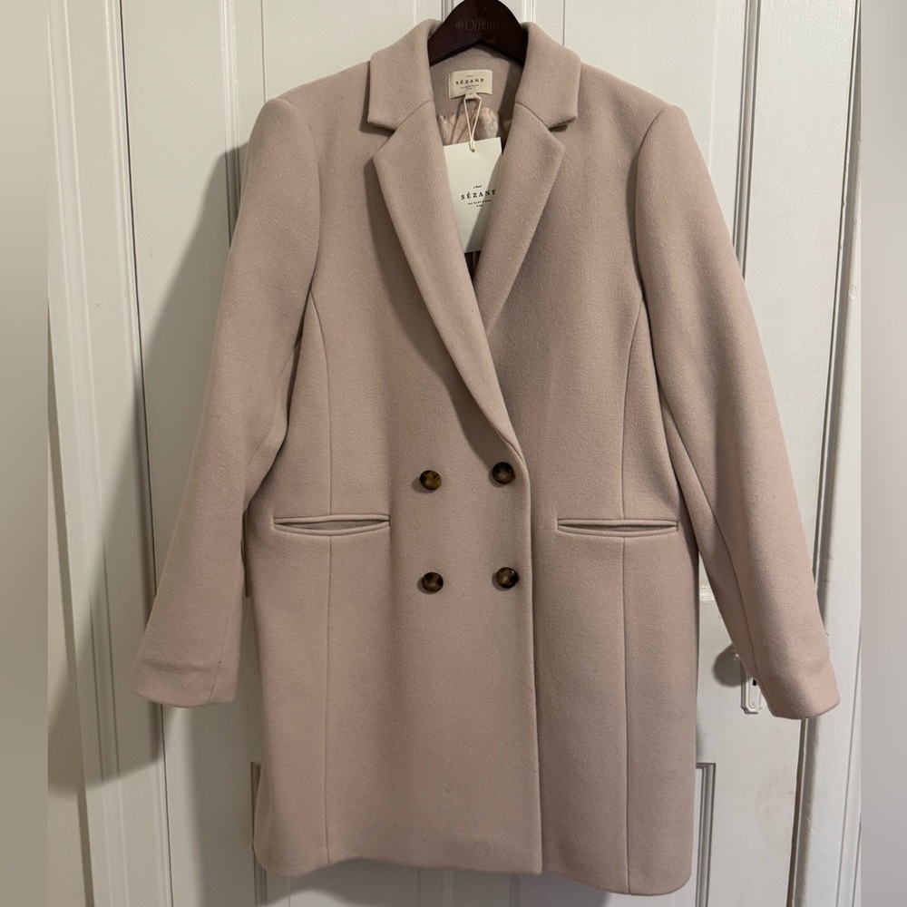 Sézane Johnson Coat- Sand